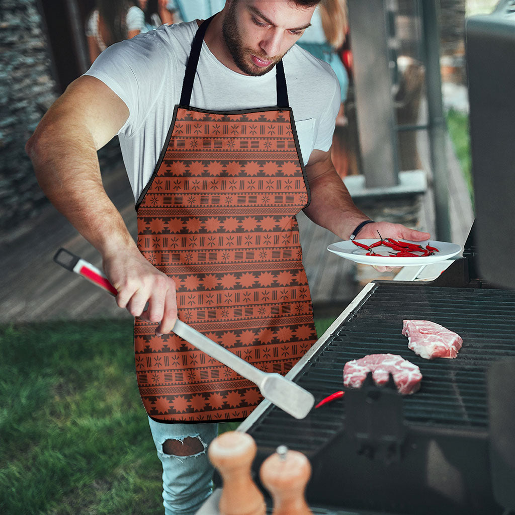 Polynesian Princess Inspired Tapa Pattern Apron