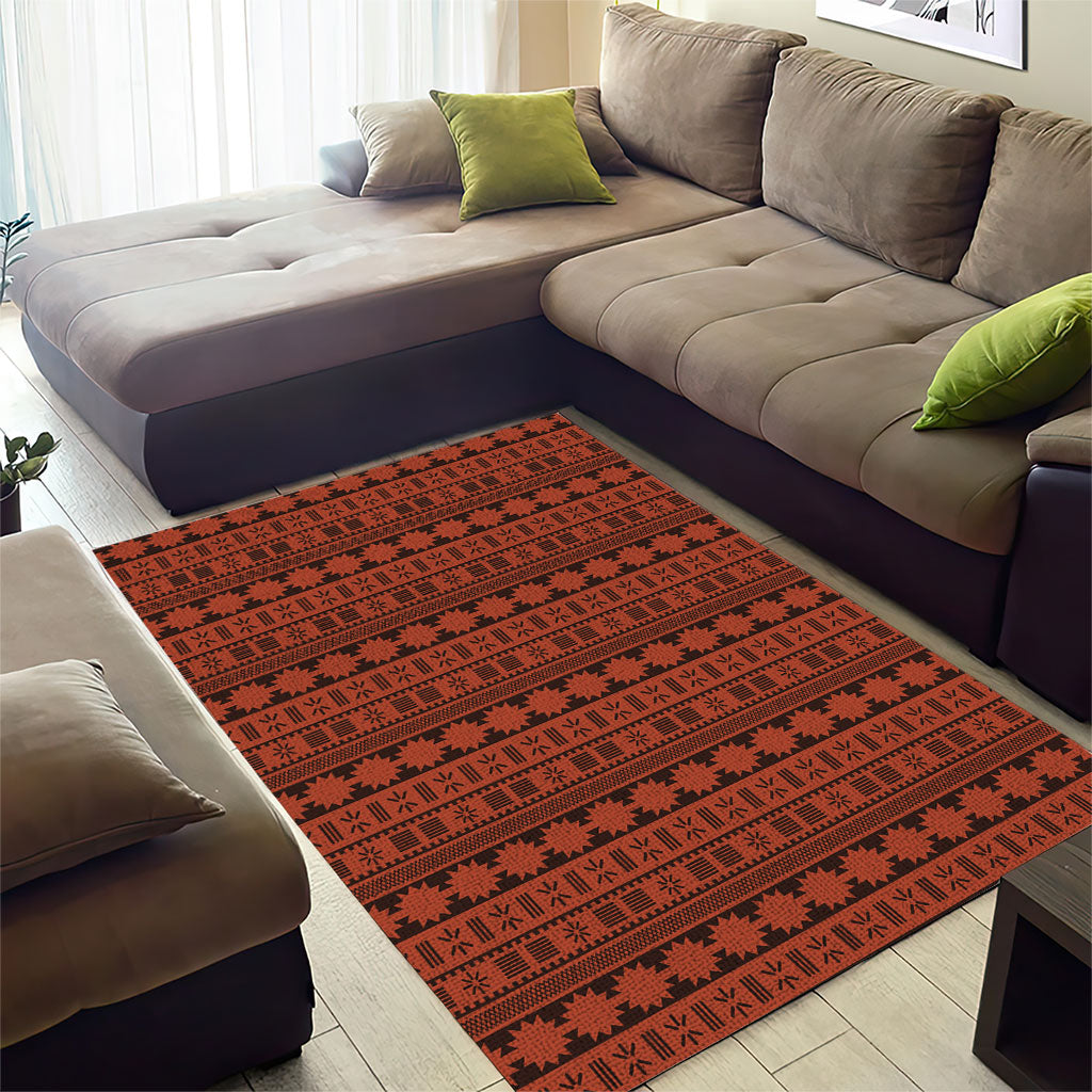 Polynesian Princess Inspired Tapa Pattern Area Rug LT05 - Polynesian Pride