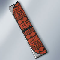 Polynesian Princess Inspired Tapa Pattern Auto Sun Shade LT05 - Polynesian Pride