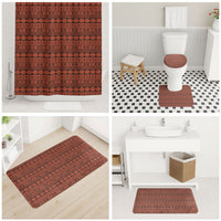 Polynesian Princess Inspired Tapa Pattern Bathroom Set LT05 - Polynesian Pride
