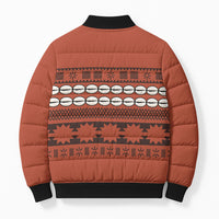 Polynesian Princess Inspired Tapa Pattern Bomber Puffer Jacket LT05 - Polynesian Pride