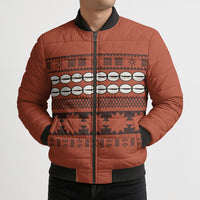 Polynesian Princess Inspired Tapa Pattern Bomber Puffer Jacket LT05 - Polynesian Pride