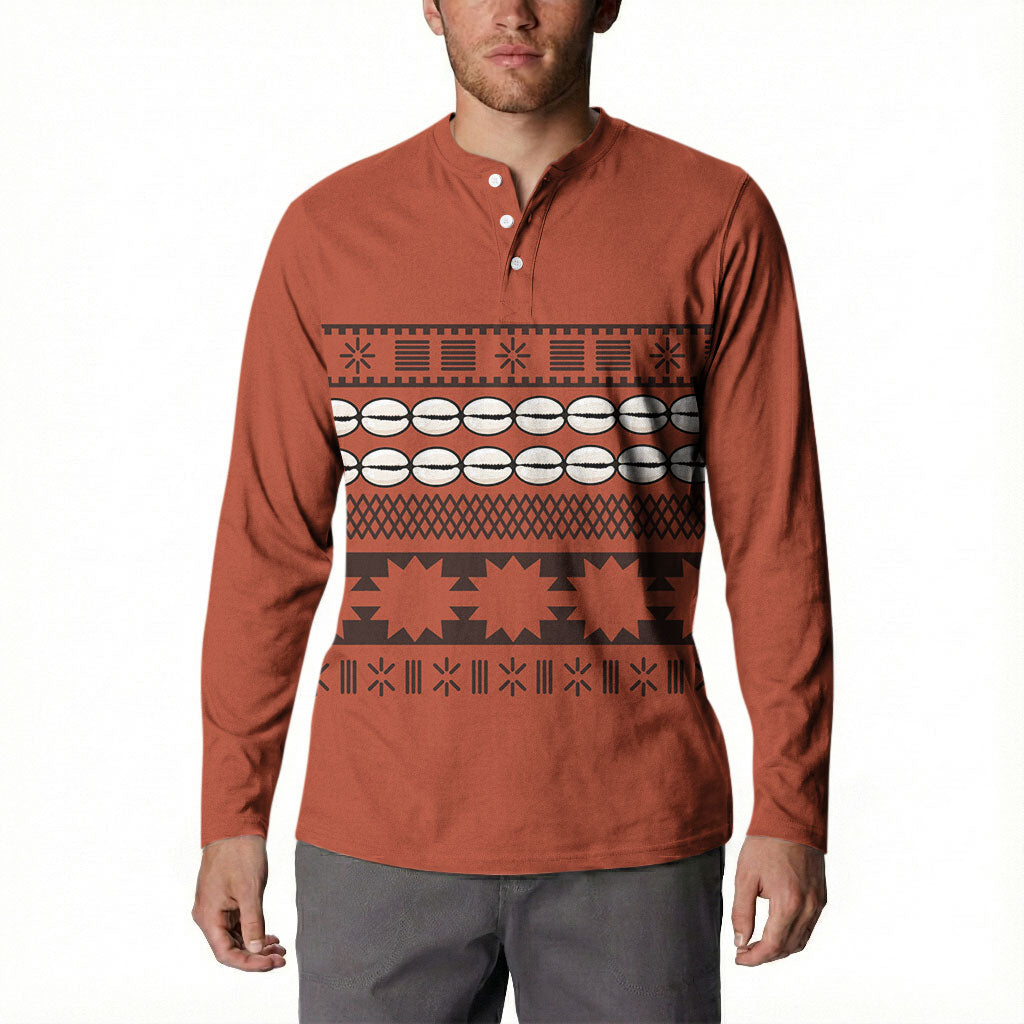 Polynesian Princess Inspired Tapa Pattern Button Sweatshirt LT05 - Polynesian Pride