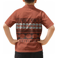 Polynesian Princess Inspired Tapa Pattern Kid Hawaiian Shirt LT05 - Polynesian Pride