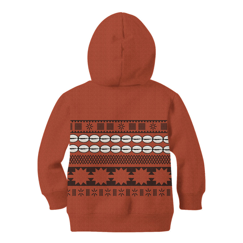 Polynesian Princess Inspired Tapa Pattern Kid Hoodie LT05 - Polynesian Pride