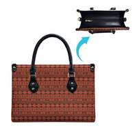 Polynesian Princess Inspired Tapa Pattern Leather Bag LT05 - Polynesian Pride
