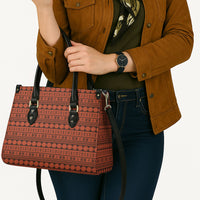 Polynesian Princess Inspired Tapa Pattern Leather Bag LT05 - Polynesian Pride