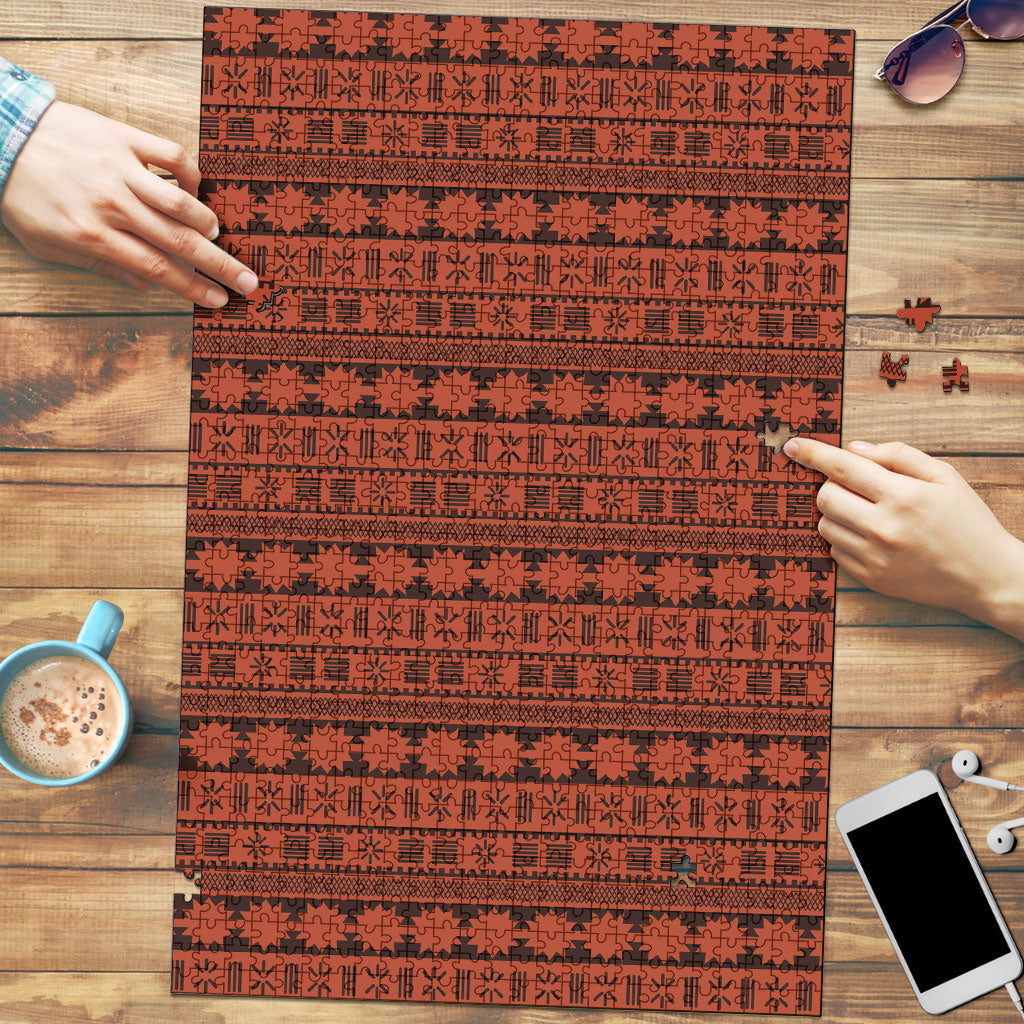 Polynesian Princess Inspired Tapa Pattern Puzzle