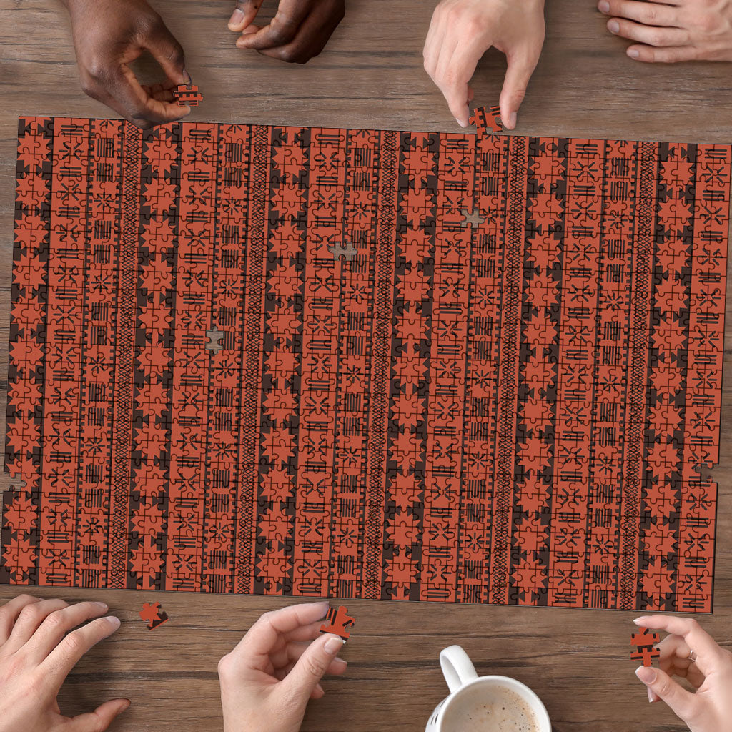 Polynesian Princess Inspired Tapa Pattern Puzzle