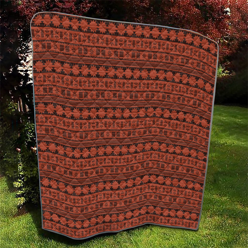 Polynesian Princess Inspired Tapa Pattern Quilt LT05 - Polynesian Pride