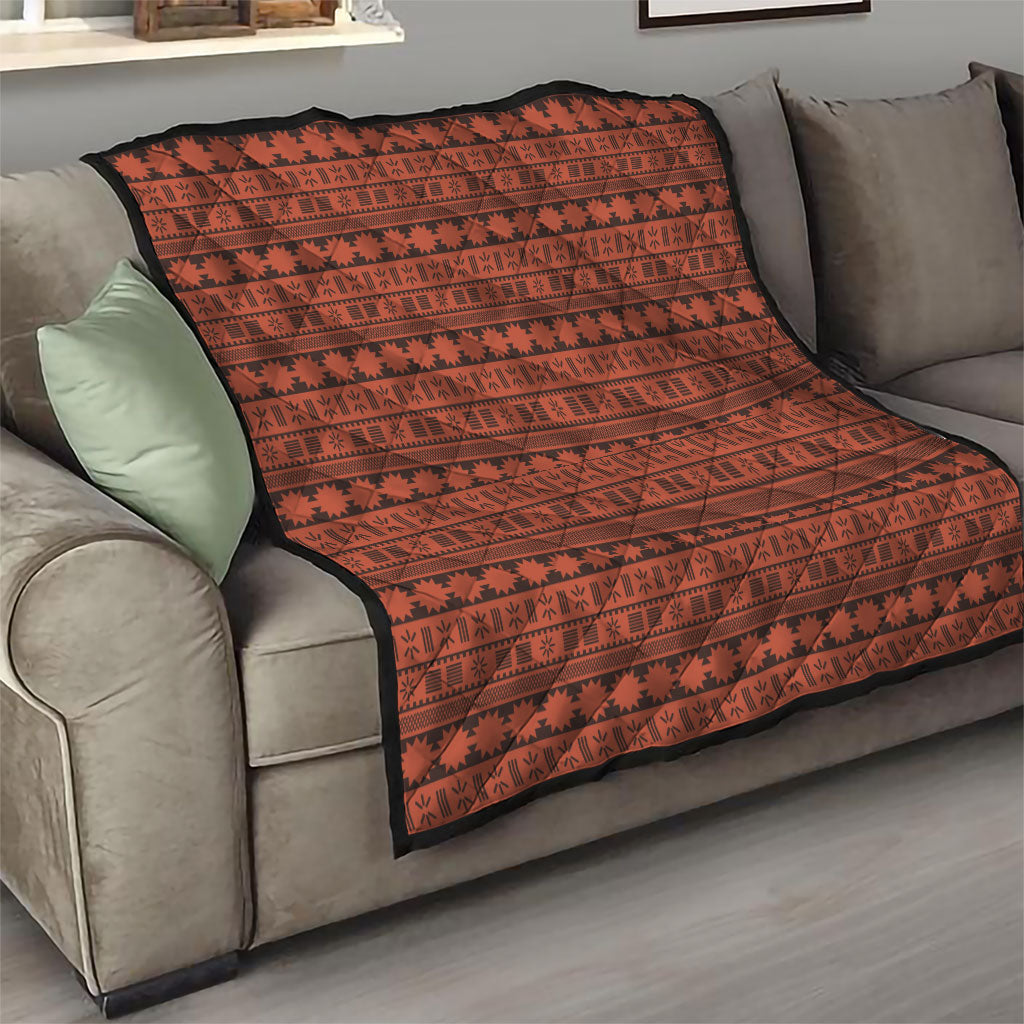 Polynesian Princess Inspired Tapa Pattern Quilt LT05 - Polynesian Pride