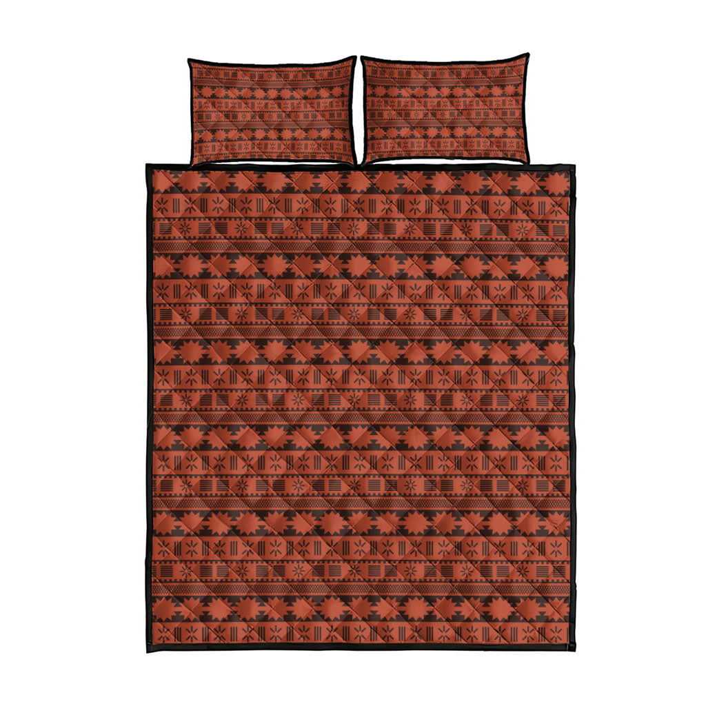 Polynesian Princess Inspired Tapa Pattern Quilt Bed Set LT05 - Polynesian Pride