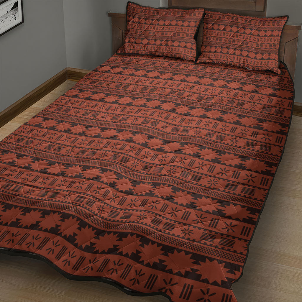 Polynesian Princess Inspired Tapa Pattern Quilt Bed Set LT05 - Polynesian Pride