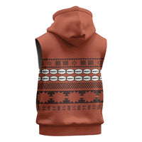 Polynesian Princess Inspired Tapa Pattern Sleeveless Zip Hoodie LT05 - Polynesian Pride