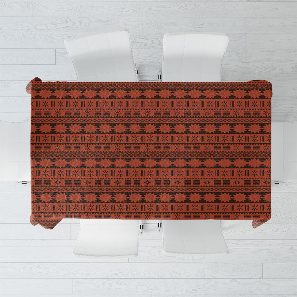 Polynesian Princess Inspired Tapa Pattern Tablecloth