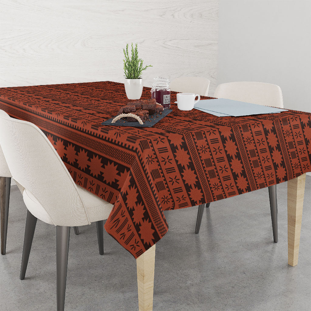 Polynesian Princess Inspired Tapa Pattern Tablecloth