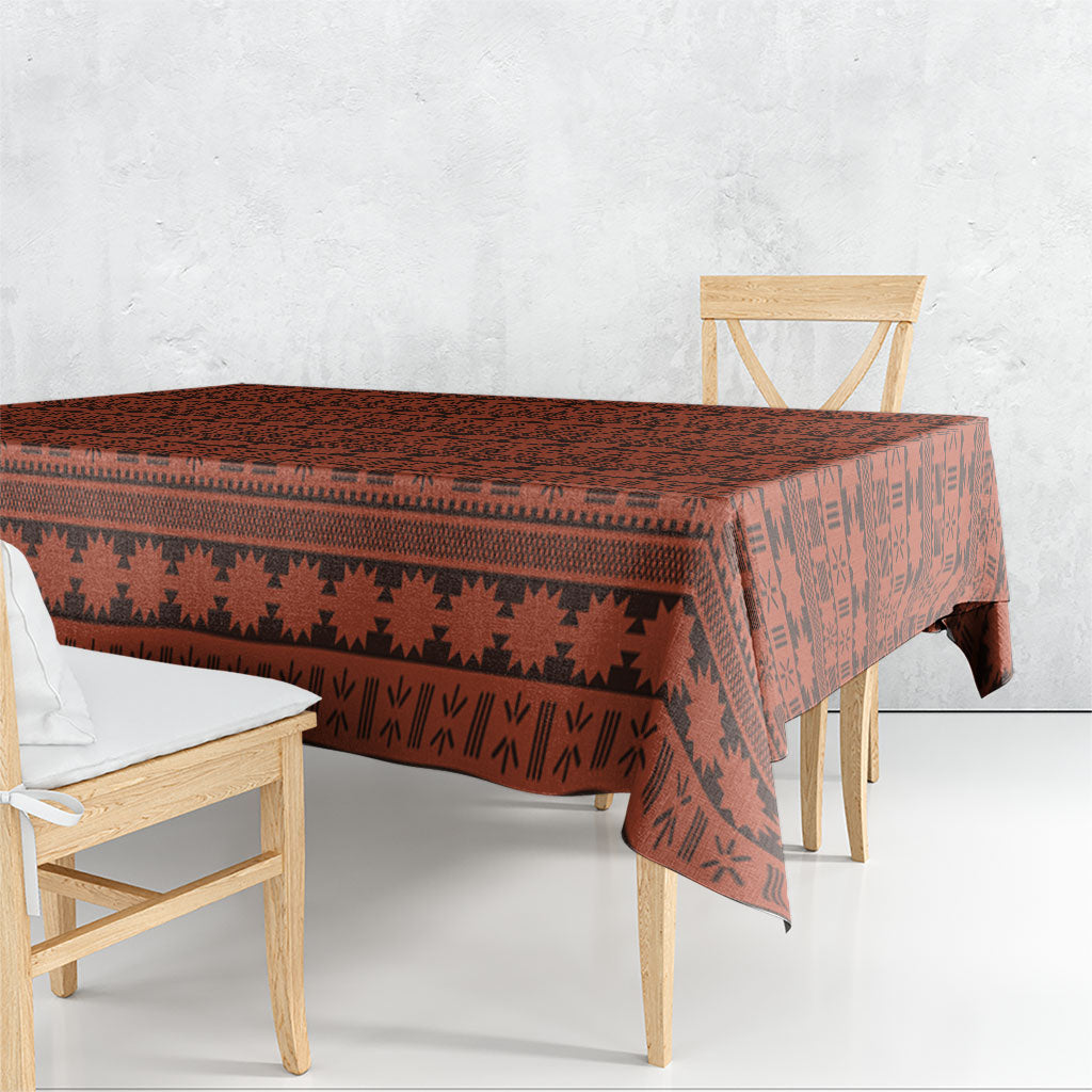 Polynesian Princess Inspired Tapa Pattern Tablecloth