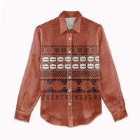 Polynesian Princess Inspired Tapa Pattern Women Casual Shirt LT05 - Polynesian Pride