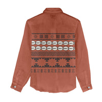 Polynesian Princess Inspired Tapa Pattern Women Casual Shirt LT05 - Polynesian Pride