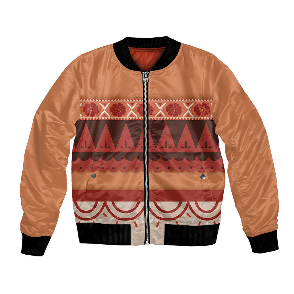 Polynesian Princess Inspired Cosplay Costume Bomber Jacket LT05 Unisex Multicolor - Polynesian Pride