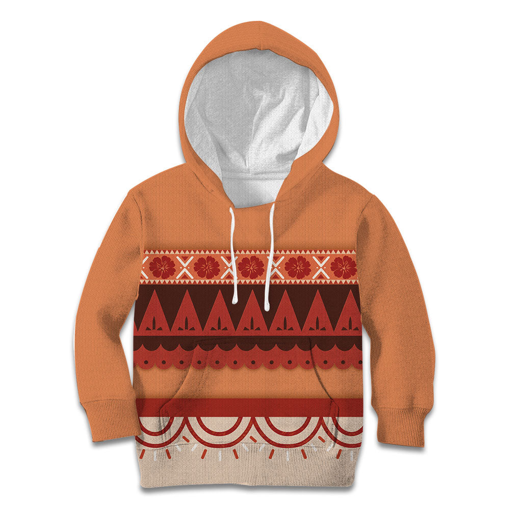 Polynesian Princess Inspired Cosplay Costume Kid Hoodie LT05 Hoodie Multicolor - Polynesian Pride