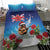 New Zealand Kiwi Christmas Bedding Set Xmas Vibe