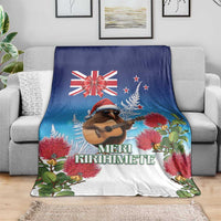 New Zealand Kiwi Christmas Blanket Xmas Vibe LT05 - Polynesian Pride