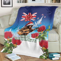 New Zealand Kiwi Christmas Blanket Xmas Vibe LT05 - Polynesian Pride