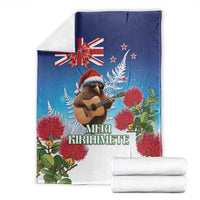 New Zealand Kiwi Christmas Blanket Xmas Vibe LT05 - Polynesian Pride