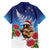 New Zealand Kiwi Christmas Family Matching Off Shoulder Maxi Dress and Hawaiian Shirt Xmas Vibe