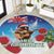 New Zealand Kiwi Christmas Round Carpet Xmas Vibe