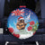 New Zealand Kiwi Christmas Spare Tire Cover Xmas Vibe