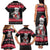 New Zealand Santa Tiki Christmas Family Matching Tank Maxi Dress and Hawaiian Shirt Meri Kirihimete