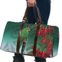 New Zealand Parakeet Bird Travel Bag With Kakabeak Flowers LT05 - Polynesian Pride
