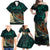 Personalised New Zealand Tamaki Herenga Waka Festival Family Matching Off Shoulder Maxi Dress and Hawaiian Shirt Maori Pattern LT05 - Polynesian Pride