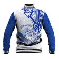 Personalised Northern Mariana Islands Commonwealth Day Baseball Jacket Simple Style LT05 - Polynesian Pride