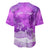 Personalised Pasifika Festival Baseball Jersey Violet Tropical Turtle LT05 - Polynesian Pride