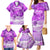 Personalised Pasifika Festival Family Matching Mermaid Dress and Hawaiian Shirt Violet Tropical Turtle LT05 - Polynesian Pride