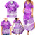 Personalised Pasifika Festival Family Matching Summer Maxi Dress and Hawaiian Shirt Violet Tropical Turtle LT05 - Polynesian Pride