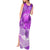 Personalised Pasifika Festival Tank Maxi Dress Violet Tropical Turtle LT05 - Polynesian Pride