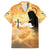 Happy Good Friday Family Matching Summer Maxi Dress and Hawaiian Shirt God Will Bless You LT05 Dad's Shirt - Short Sleeve Gold - Polynesian Pride