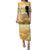 Happy Good Friday Puletasi God Will Bless You LT05 Long Dress Gold - Polynesian Pride