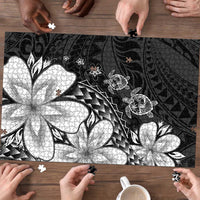 Polynesia Romantic Valentine Puzzle Sea Turtle Couple With Black Plumeria LT05 - Polynesian Pride