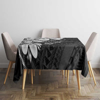 Polynesia Romantic Valentine Tablecloth Sea Turtle Couple With Black Plumeria LT05 - Polynesian Pride