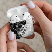 Polynesia Romantic Valentine AirPods Case Sea Turtle Couple With White Plumeria LT05 - Polynesian Pride
