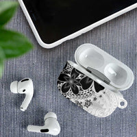 Polynesia Romantic Valentine AirPods Case Sea Turtle Couple With White Plumeria LT05 - Polynesian Pride