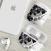 Polynesia Romantic Valentine AirPods Case Sea Turtle Couple With White Plumeria LT05 - Polynesian Pride