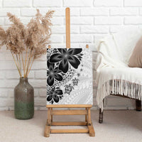 Polynesia Romantic Valentine Canvas Wall Art Sea Turtle Couple With White Plumeria LT05 - Polynesian Pride