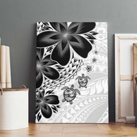 Polynesia Romantic Valentine Canvas Wall Art Sea Turtle Couple With White Plumeria LT05 - Polynesian Pride