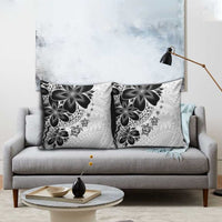 Polynesia Romantic Valentine Pillow Cover Sea Turtle Couple With White Plumeria LT05 - Polynesian Pride